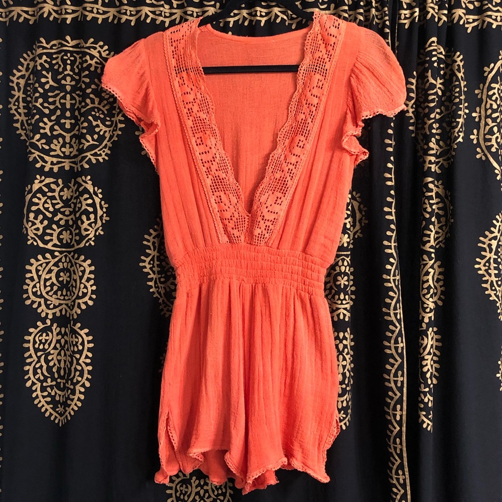Jen’s Pirate Booty Coconut Grove Romper XS/SM